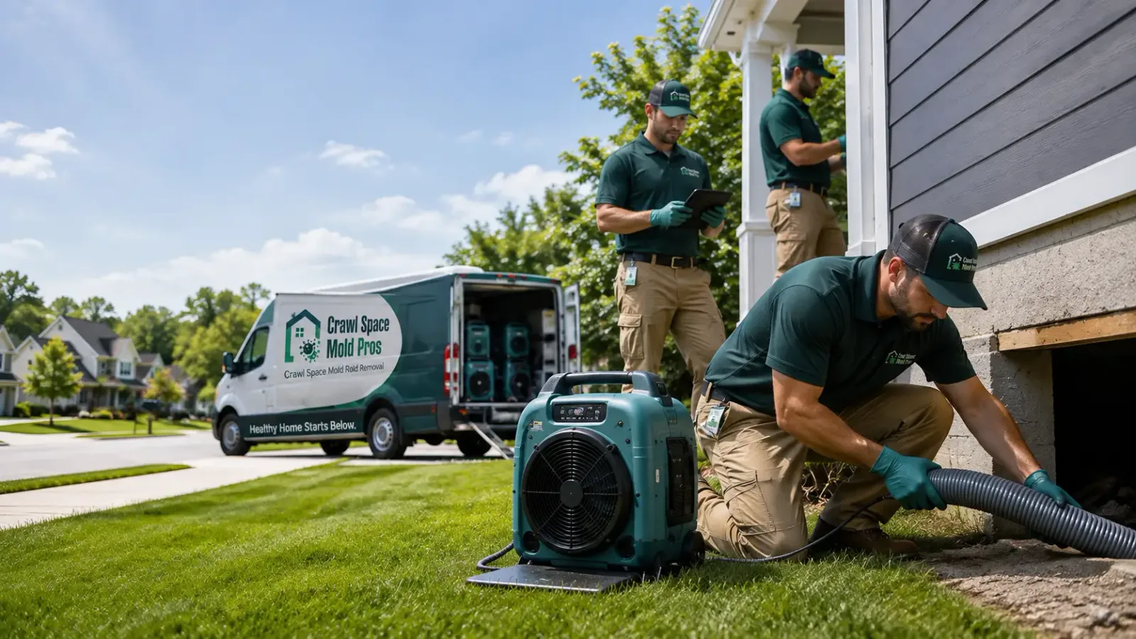 Crawl Space Mold Removal in Concord, AR